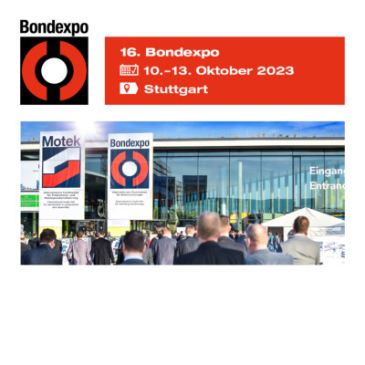 BondExpo Stuttgart 10-13 October 2023